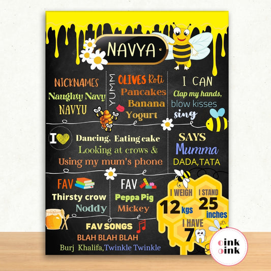 Bumble Bee Chalkboard