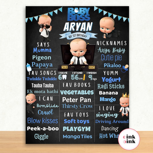 Boss Baby Chalkboard