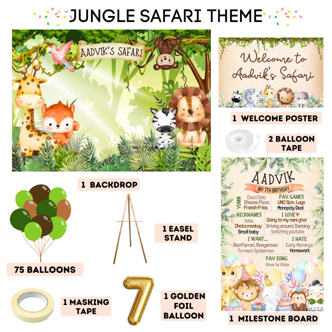 WILD JUNGLE SAFARI CLASSIC KIT