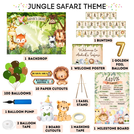 WILD JUNGLE SAFARI PREMIUM KIT