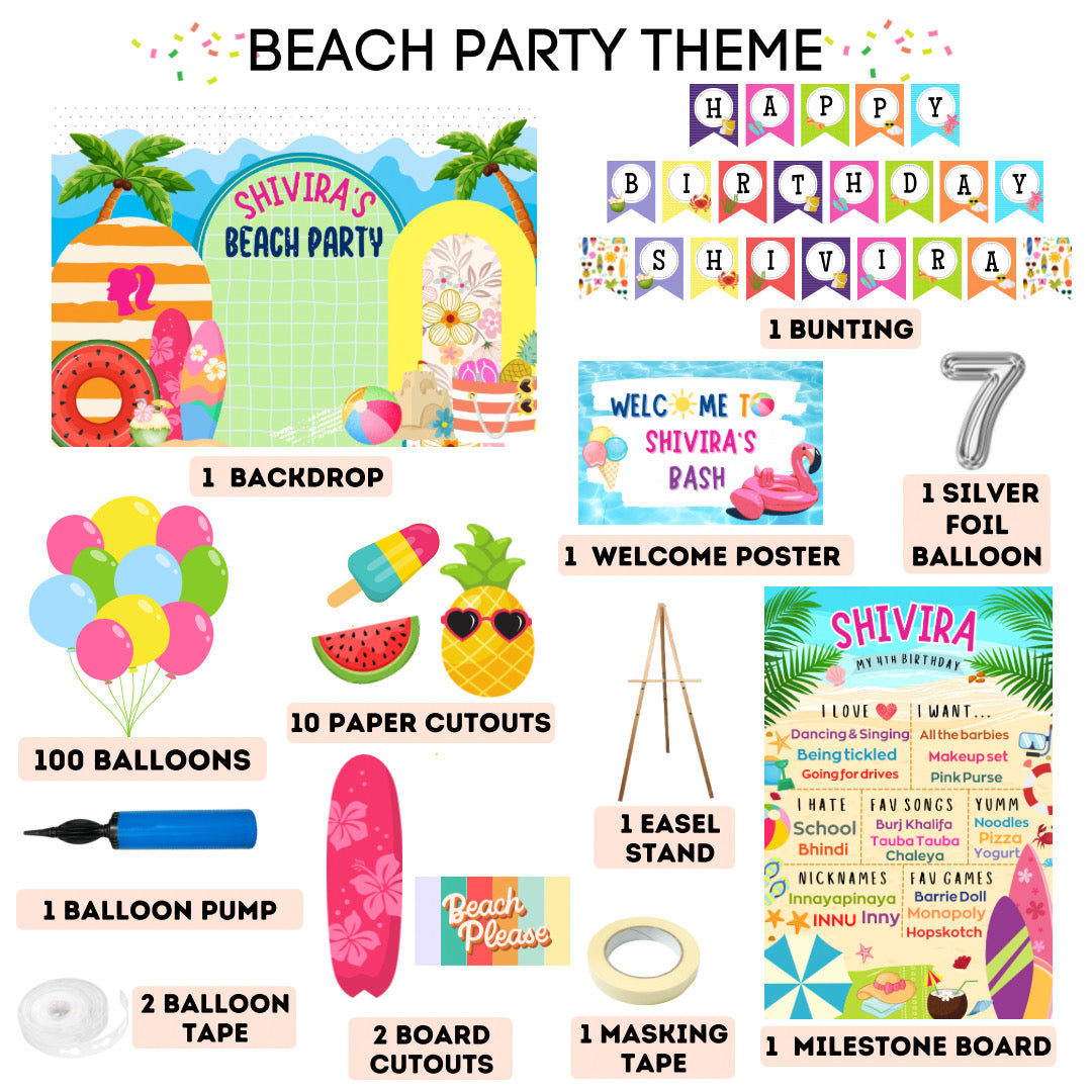 BEACH PARTY PREMIUM KIT