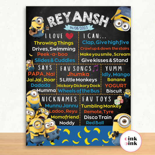 Minion Chalkboard