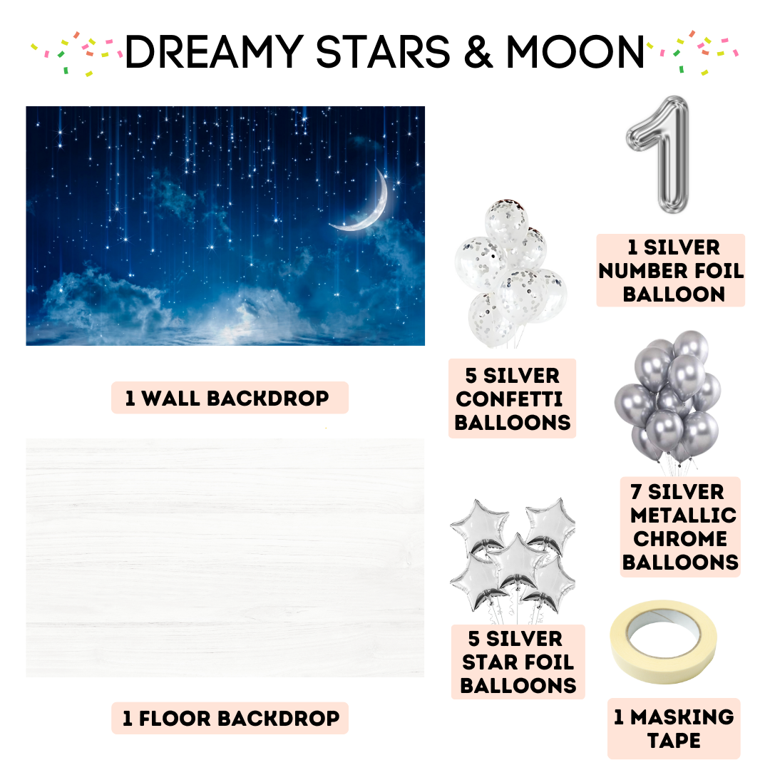 Dreamy Stars & Moon