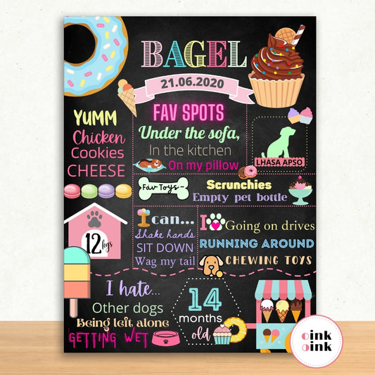 Pet Sweet Treats Chalkboard